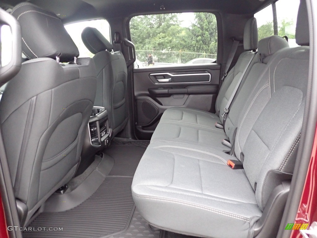 Black Interior 2022 Ram 1500 Big Horn Crew Cab 4x4 Photo #144307111