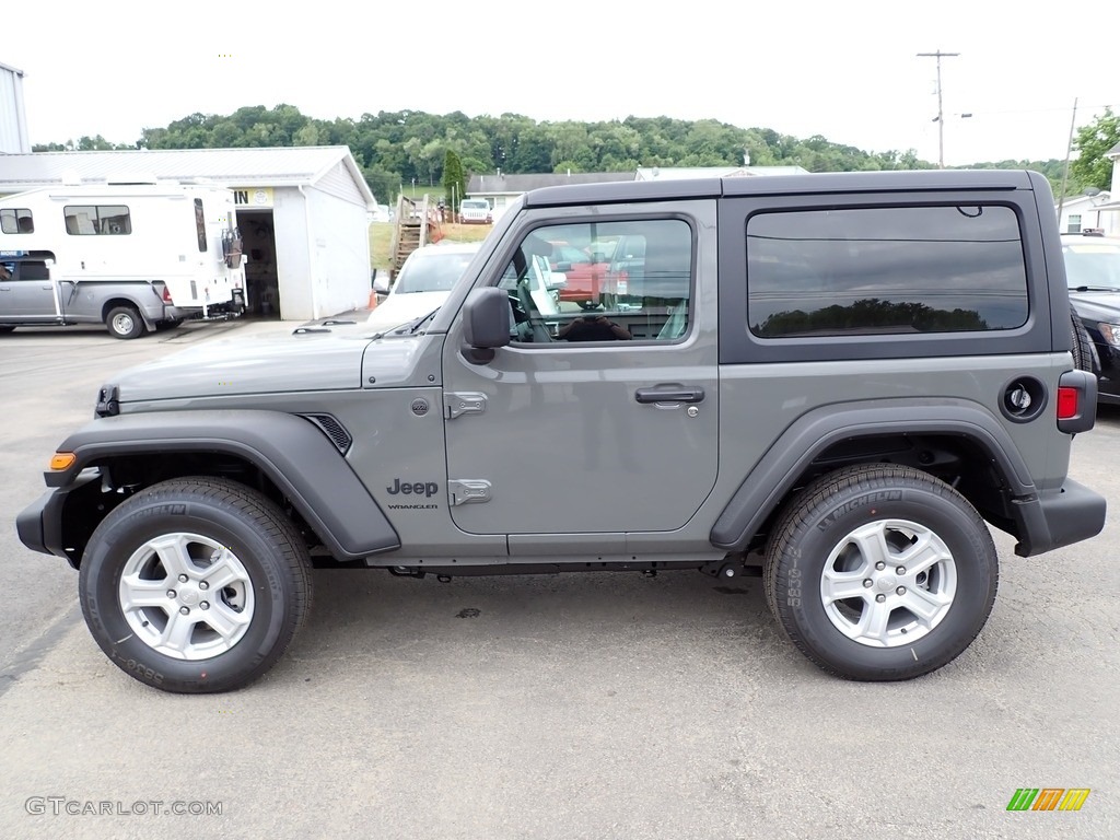 Sting-Gray 2022 Jeep Wrangler Sport 4x4 Exterior Photo #144307170