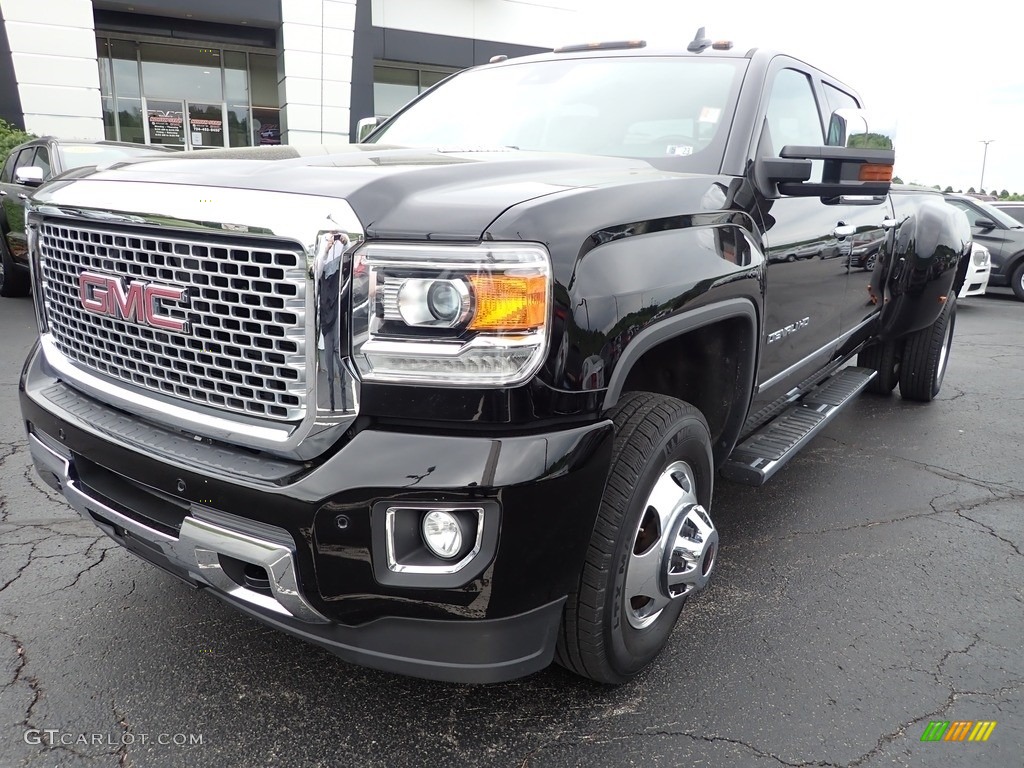 2016 Sierra 3500HD Denali Crew Cab 4x4 - Onyx Black / Jet Black photo #12