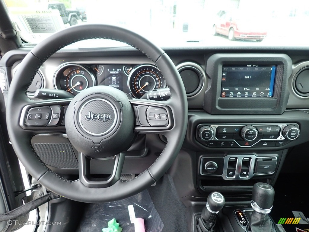 2022 Jeep Wrangler Sport 4x4 Black Dashboard Photo #144307488