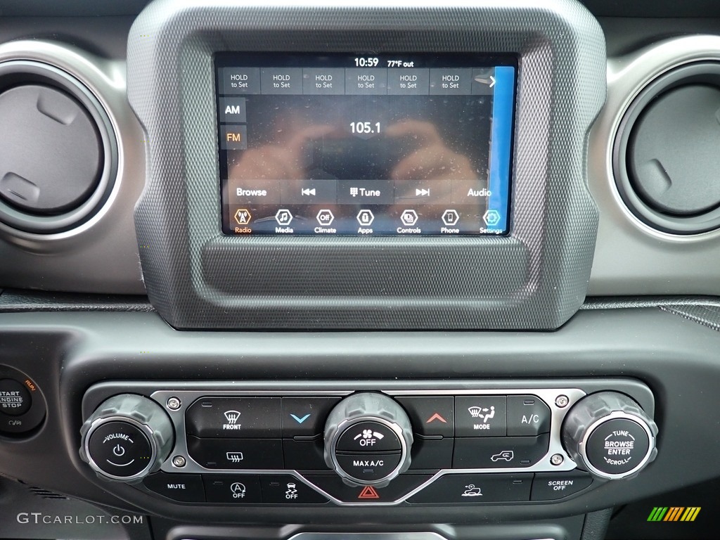 2022 Jeep Wrangler Sport 4x4 Controls Photo #144307605