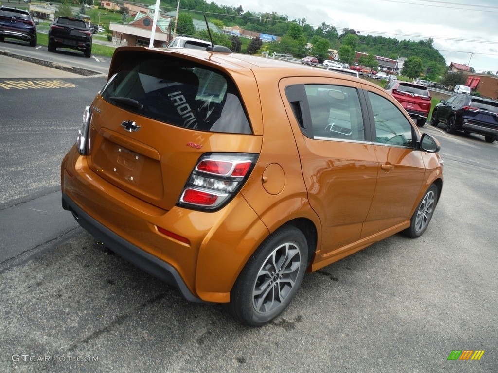 2019 Sonic LT Hatchback - Orange Burst Metallic / Jet Black photo #9