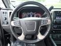 Jet Black 2016 GMC Sierra 3500HD Denali Crew Cab 4x4 Steering Wheel