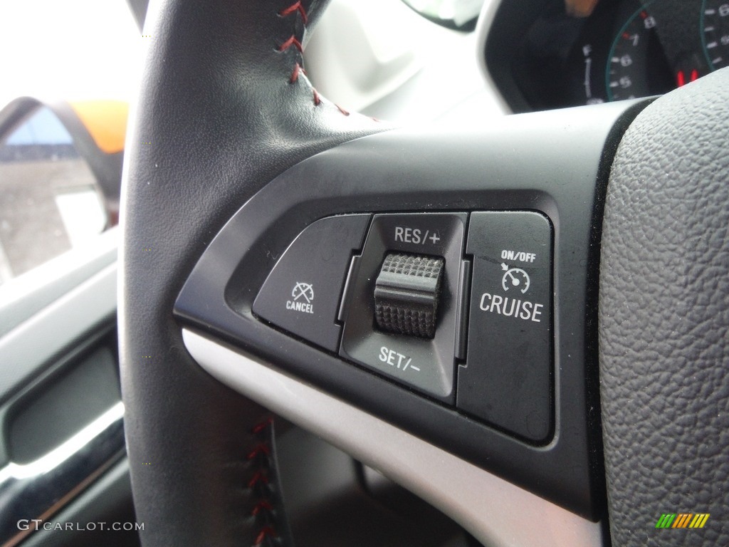 2019 Chevrolet Sonic LT Hatchback Jet Black Steering Wheel Photo #144307908