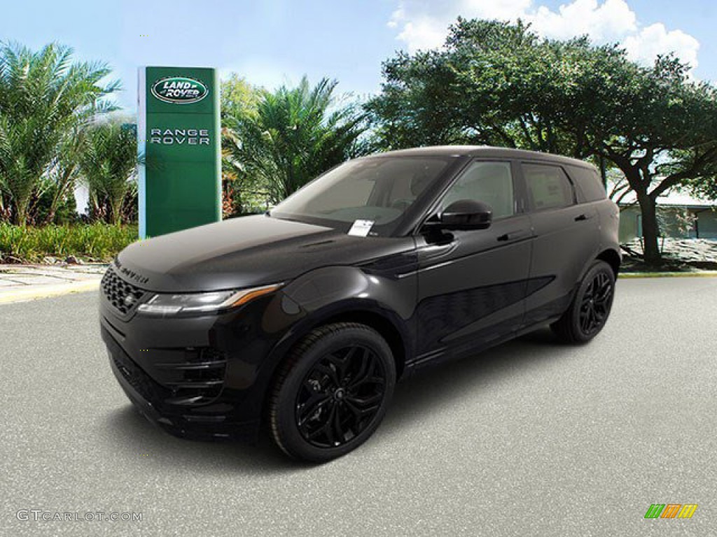 Santorini Black Metallic 2023 Land Rover Range Rover Evoque S R-Dynamic Exterior Photo #144307911