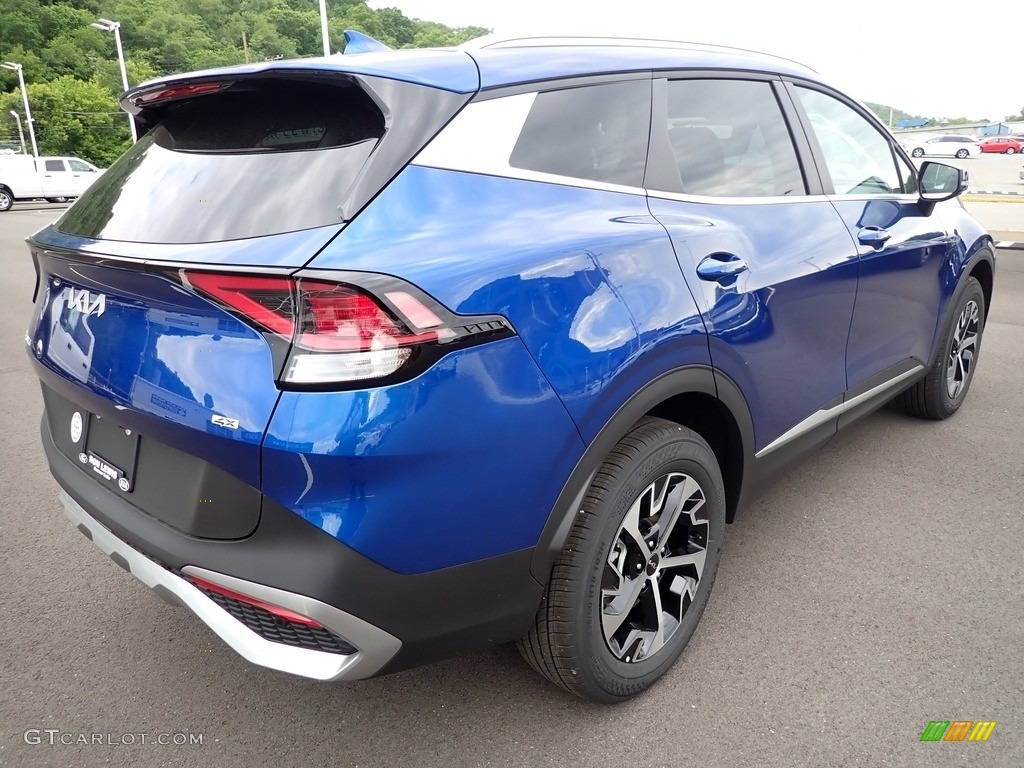 2023 Sportage EX AWD - Sapphire Blue / Black photo #8