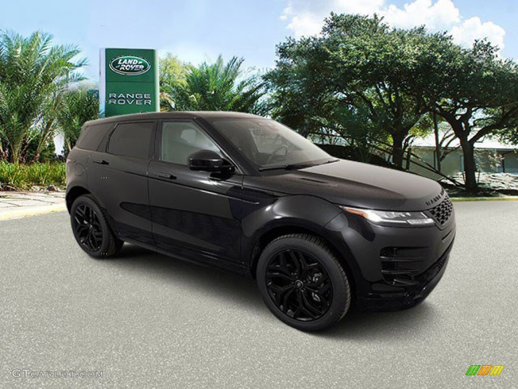 Santorini Black Metallic 2023 Land Rover Range Rover Evoque S R-Dynamic Exterior Photo #144308163