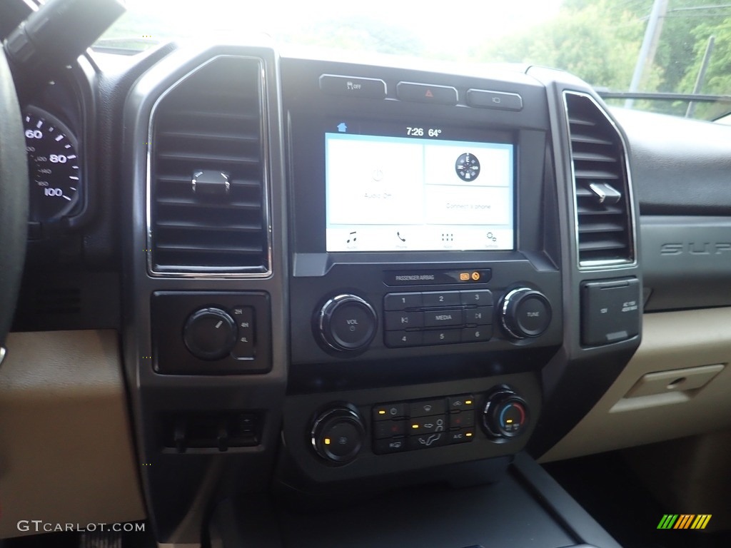 2019 F350 Super Duty XLT Crew Cab 4x4 - Ingot Silver / Camel photo #26