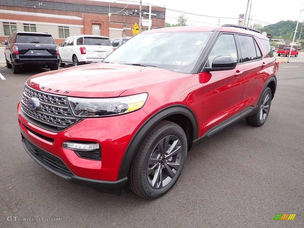 Rapid Red Metallic 2022 Ford Explorer XLT 4WD Exterior Photo #144308403