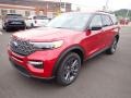 2022 Rapid Red Metallic Ford Explorer XLT 4WD  photo #4