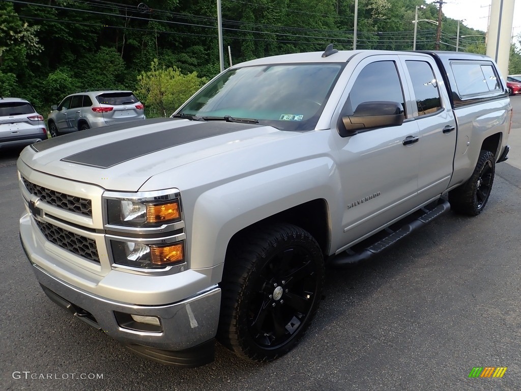 2015 Silverado 1500 LT Double Cab 4x4 - Silver Ice Metallic / Jet Black photo #6