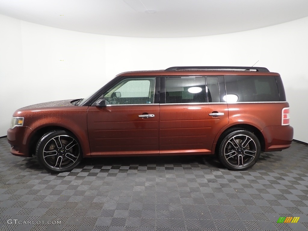 Bronze Fire Metallic 2015 Ford Flex SEL AWD Exterior Photo #144308496