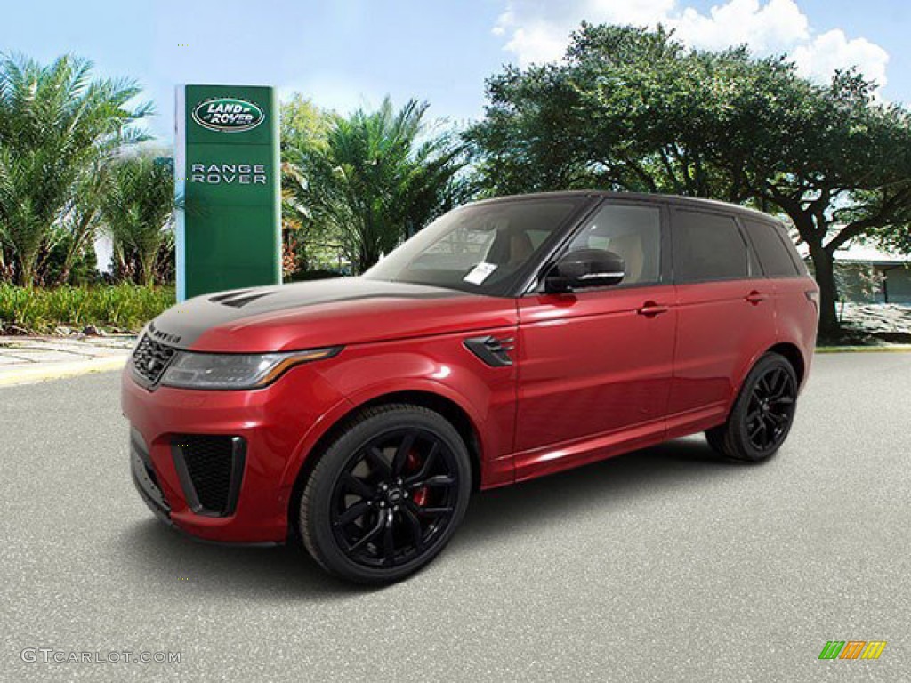 2022 Range Rover Sport SVR Carbon Edition - Firenze Red Metallic / Vintage Tan/Ebony photo #1