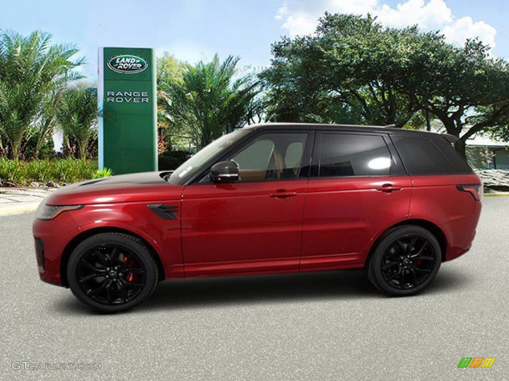 2022 Range Rover Sport SVR Carbon Edition - Firenze Red Metallic / Vintage Tan/Ebony photo #6