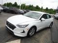 2021 Quartz White Hyundai Sonata SE  photo #5