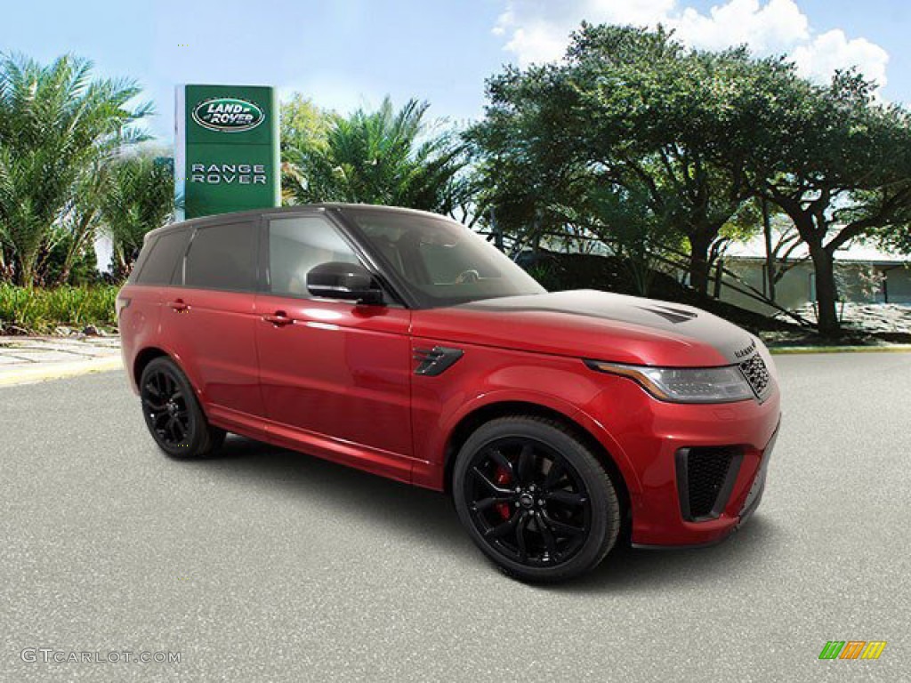 2022 Range Rover Sport SVR Carbon Edition - Firenze Red Metallic / Vintage Tan/Ebony photo #12