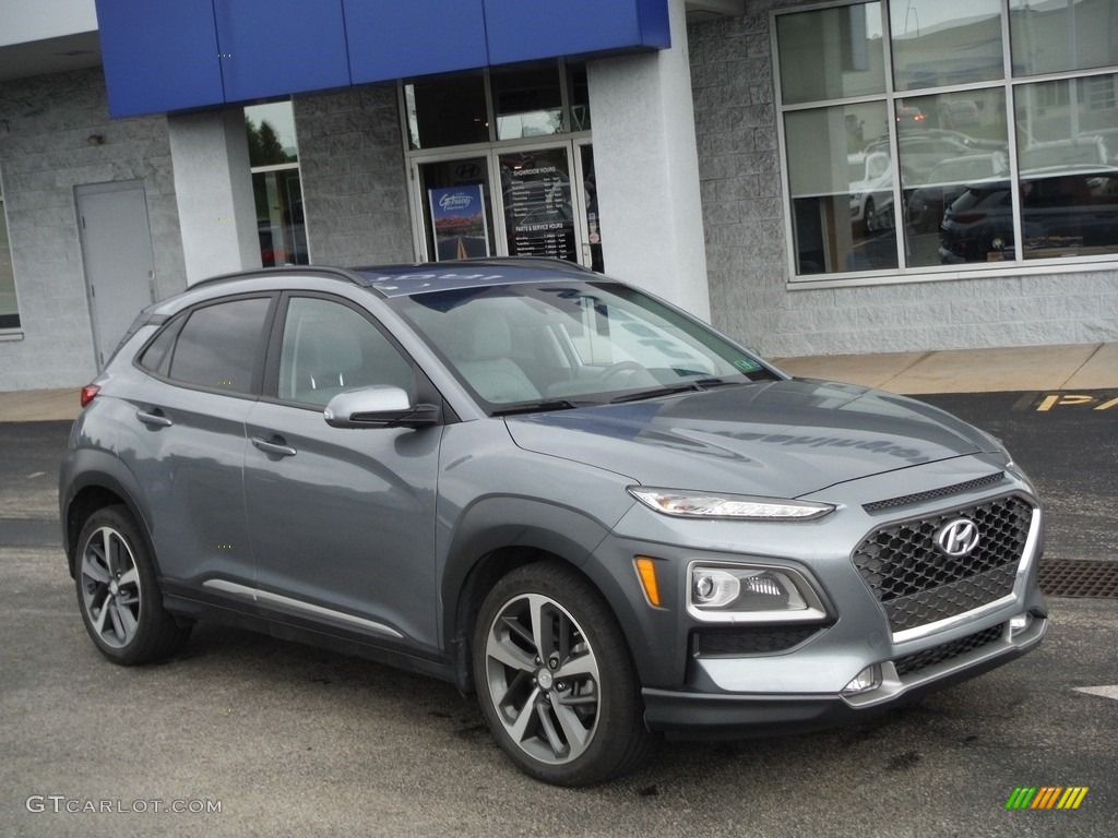 2020 Kona Limited AWD - Sonic Silver / Gray/Black photo #1