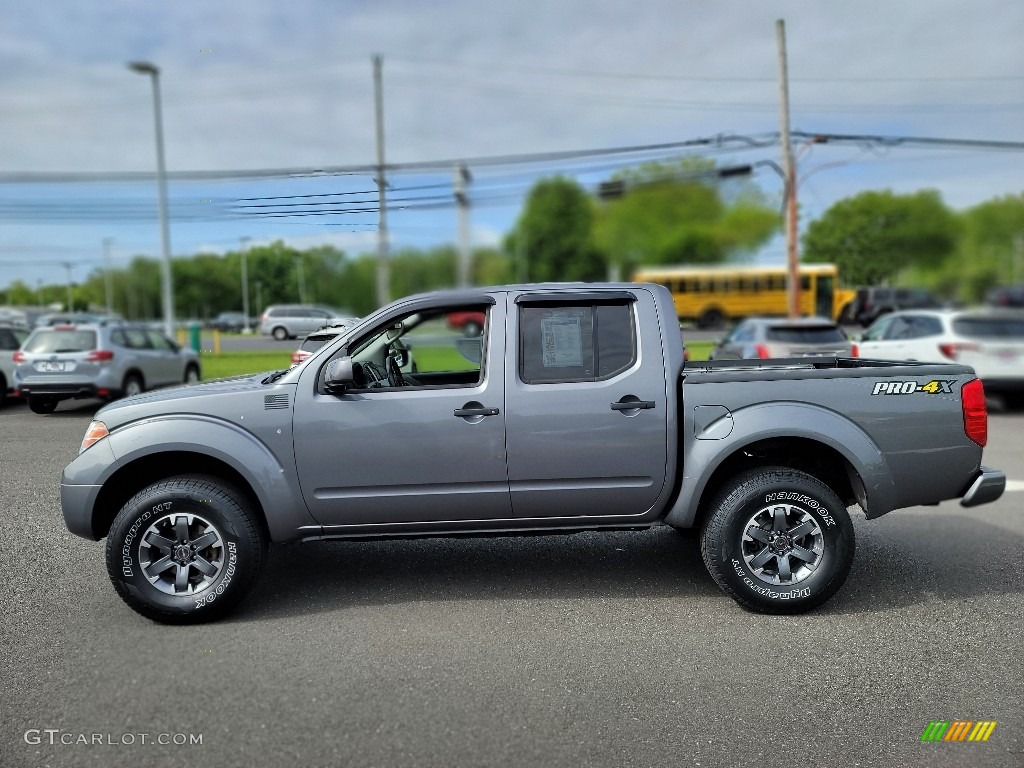 Gun Metallic 2018 Nissan Frontier Pro-4X Crew Cab 4x4 Exterior Photo #144309945