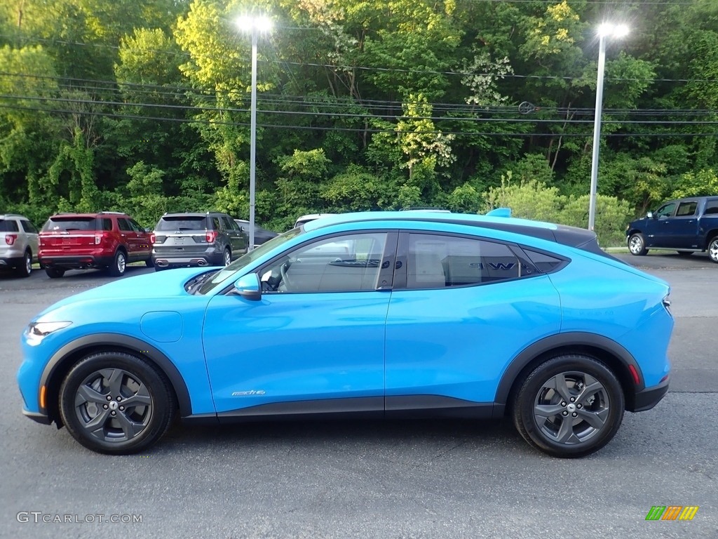 Grabber Blue Metallic 2022 Ford Mustang Mach-E Select eAWD Exterior Photo #144311049