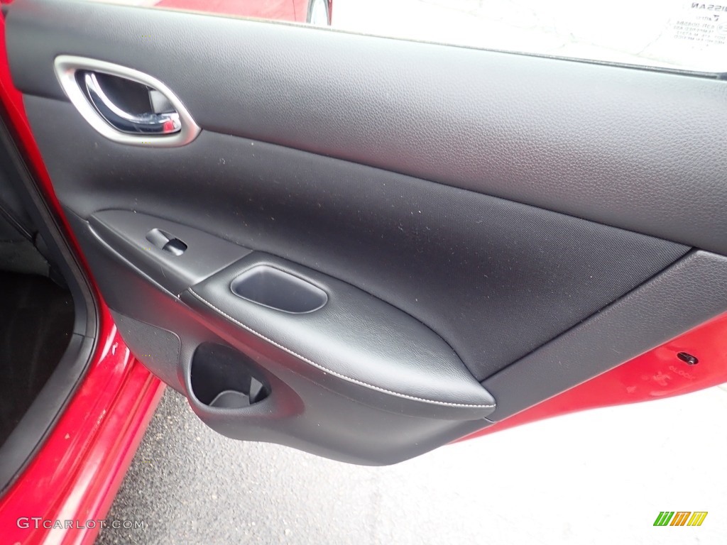 2017 Sentra SV - Red Alert / Charcoal photo #19