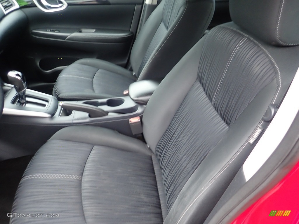 2017 Sentra SV - Red Alert / Charcoal photo #20