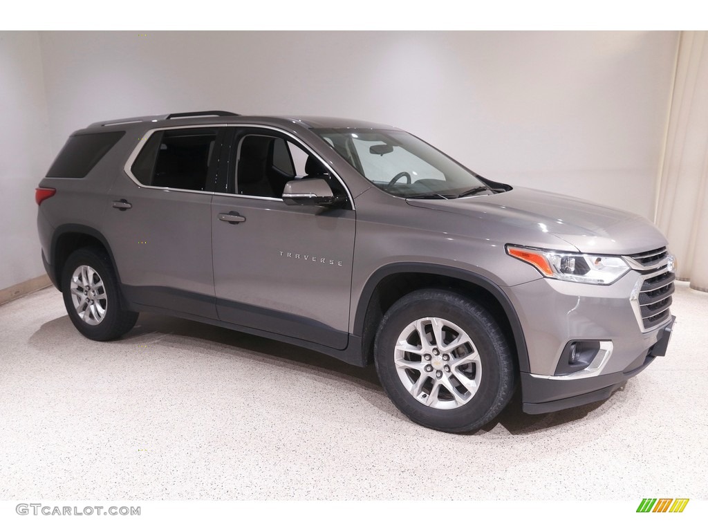 2018 Traverse LT AWD - Pepperdust Metallic / Jet Black photo #1