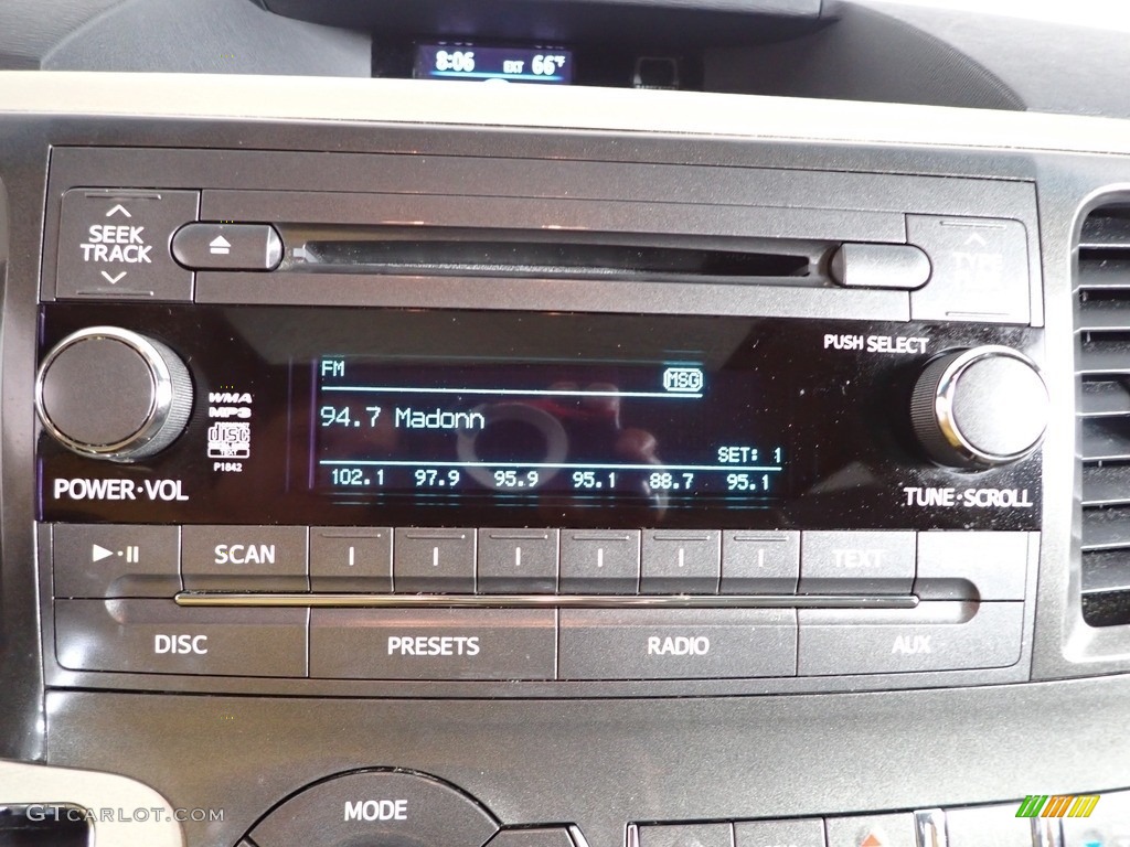 2011 Sienna XLE - Black / Bisque photo #21