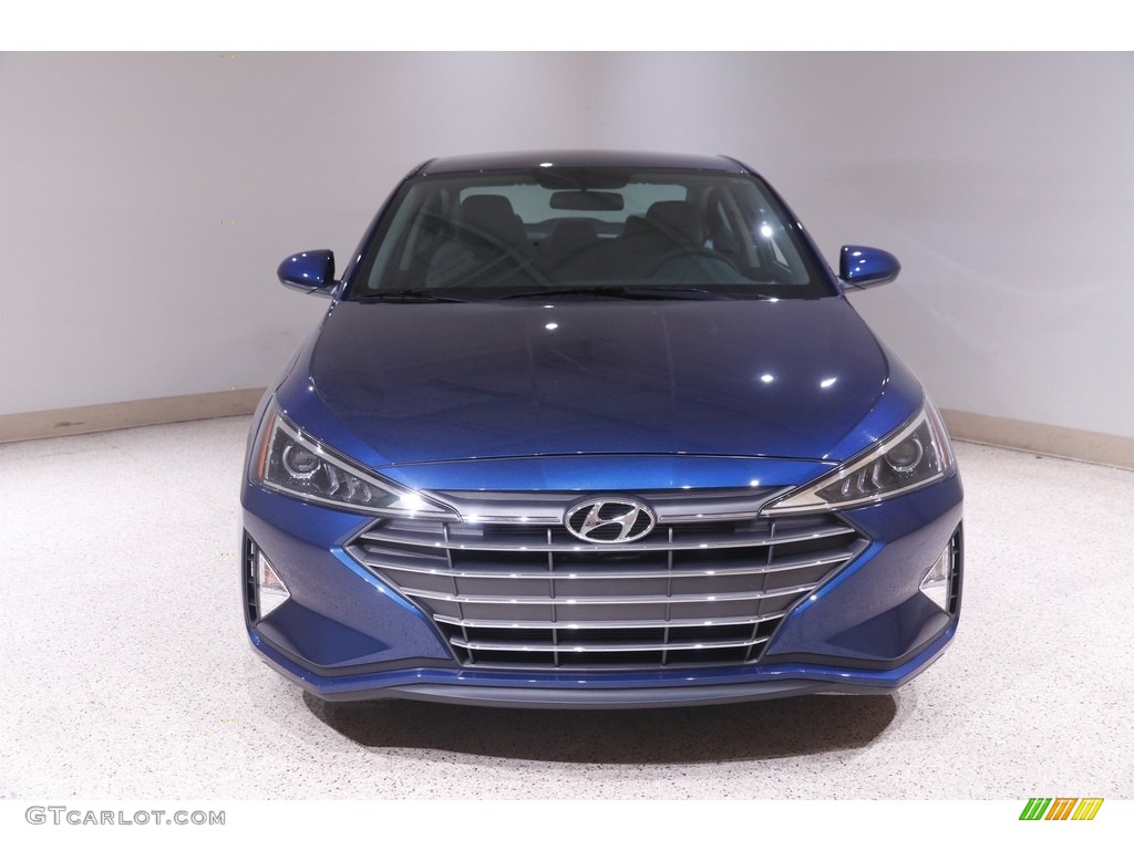 2019 Elantra SE - Lakeside Blue / Gray photo #2