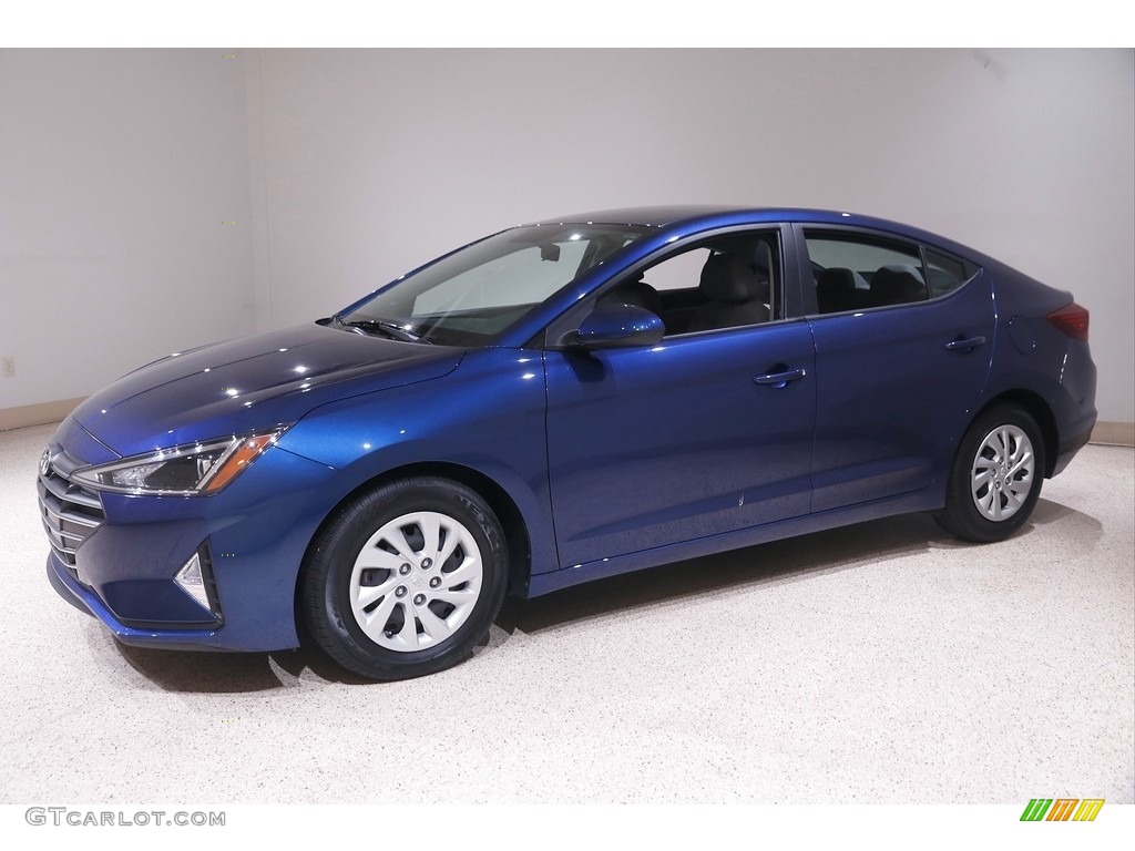 2019 Elantra SE - Lakeside Blue / Gray photo #3