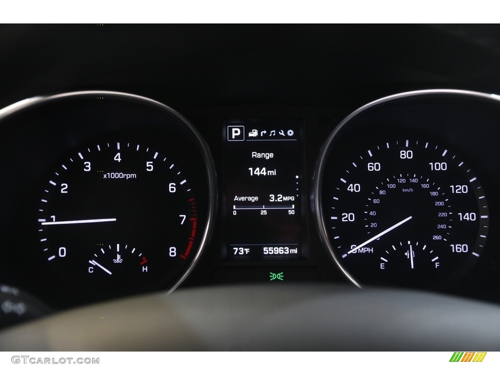 2017 Hyundai Santa Fe Sport 2.0T Ulitimate AWD Gauges Photos