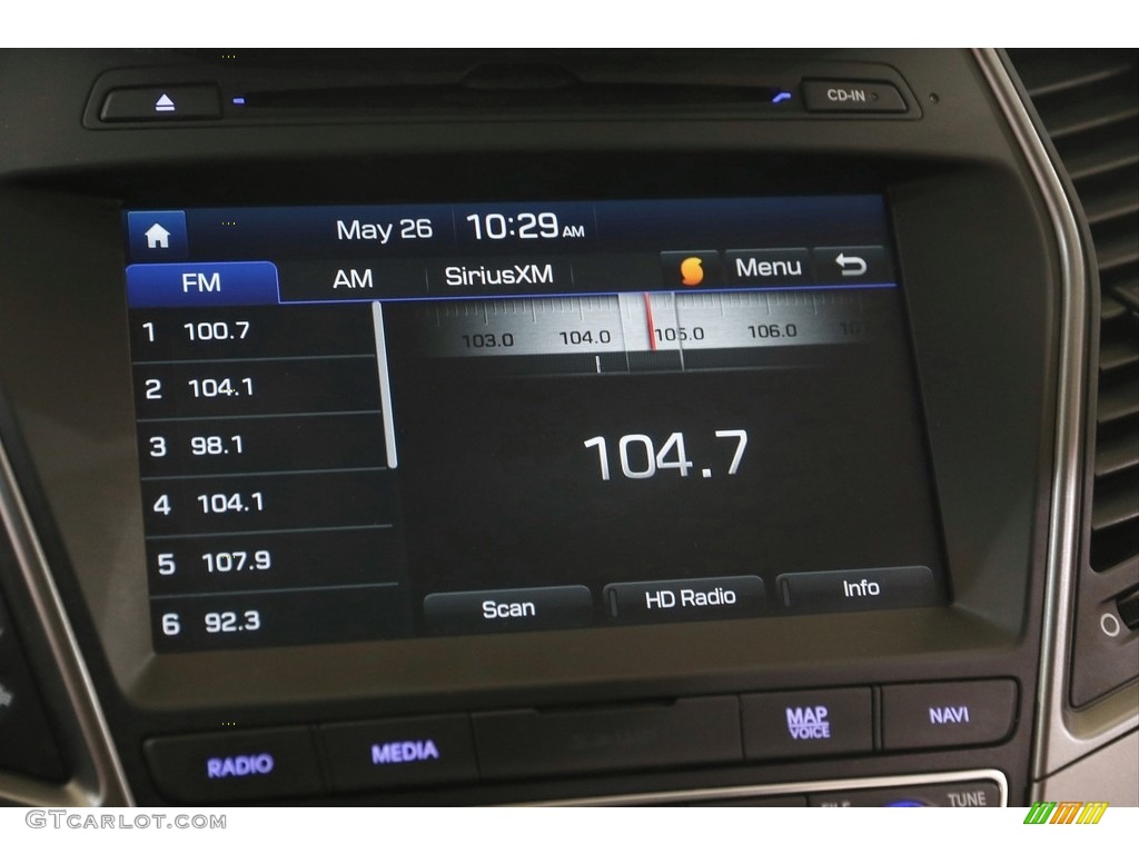 2017 Hyundai Santa Fe Sport 2.0T Ulitimate AWD Audio System Photos