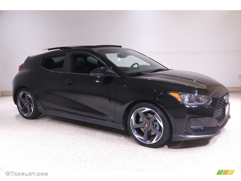 Ultra Black 2019 Hyundai Veloster Turbo Exterior Photo #144313020