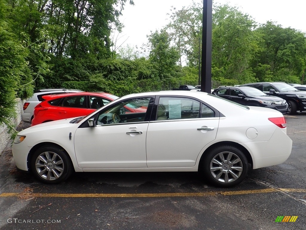 2012 MKZ AWD - White Platinum Metallic Tri-Coat / Light Camel photo #1