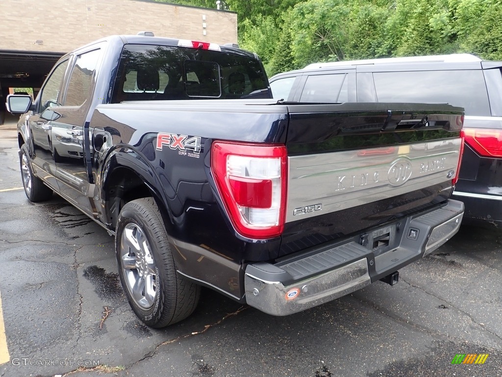 2021 F150 King Ranch SuperCrew 4x4 - Antimatter Blue / King Ranch Java photo #2
