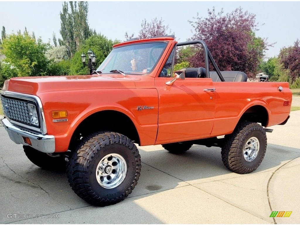 Orange Chevrolet Blazer