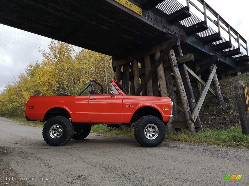 Orange 1971 Chevrolet Blazer K5 4x4 Exterior Photo #144314010
