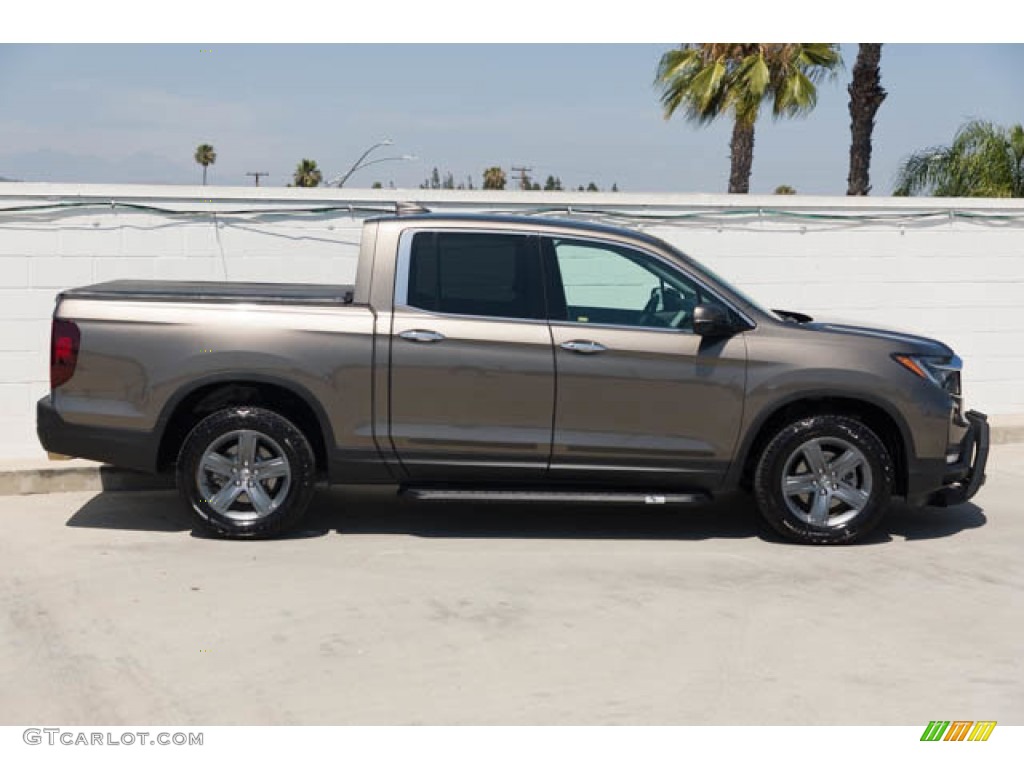 2021 Ridgeline RTL-E AWD - Pacific Pewter Metallic / Black photo #14