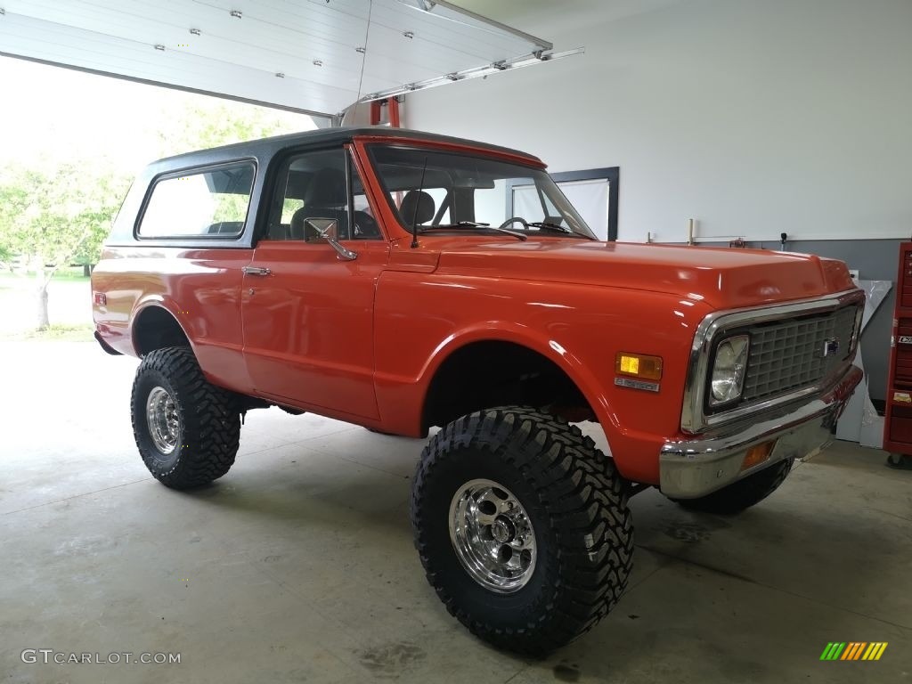 1971 Blazer K5 4x4 - Orange / Black photo #16