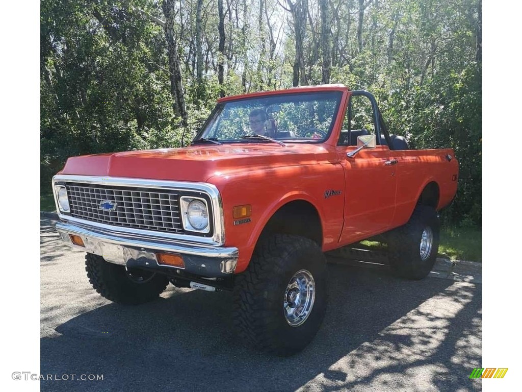 Orange 1971 Chevrolet Blazer K5 4x4 Exterior Photo #144314229