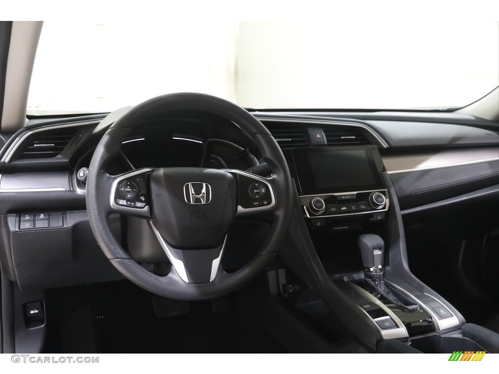 2017 Honda Civic EX-T Sedan Gray Dashboard Photo #144314829
