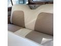 1956 Ford Parkland Tan/White Interior Rear Seat Photo