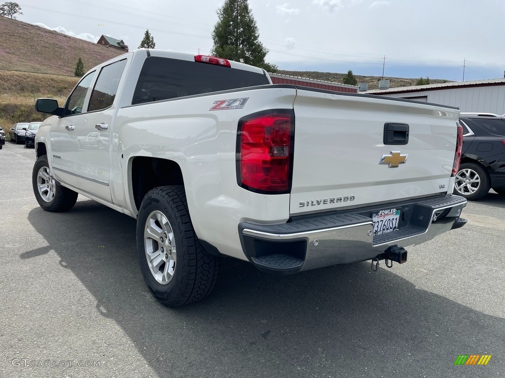 2014 Silverado 1500 LTZ Z71 Crew Cab 4x4 - White Diamond Tricoat / Cocoa/Dune photo #7