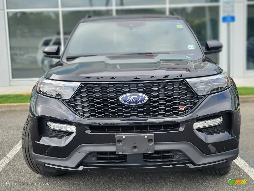 2020 Explorer ST 4WD - Agate Black Metallic / Ebony photo #2