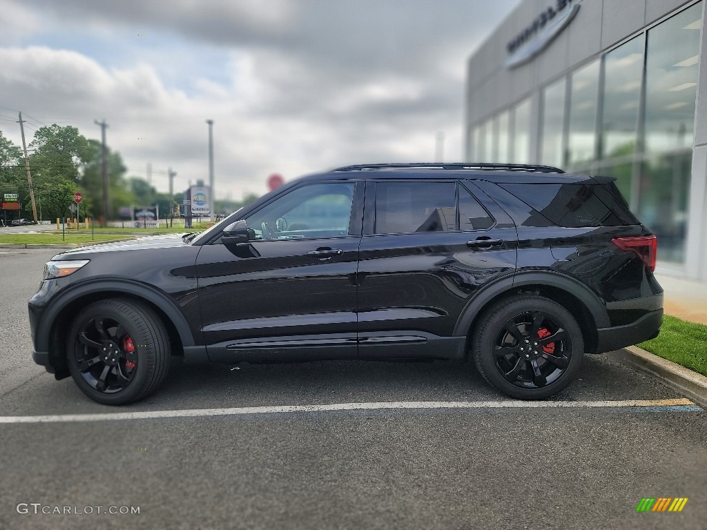2020 Explorer ST 4WD - Agate Black Metallic / Ebony photo #10