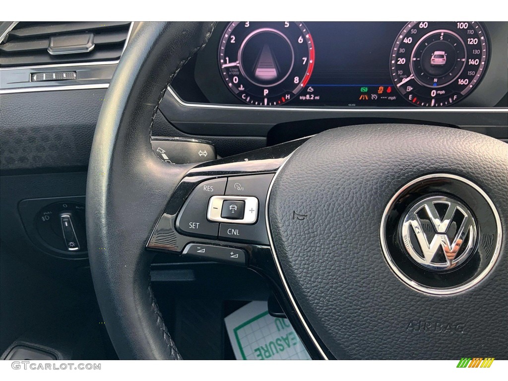 2018 Volkswagen Tiguan SEL Premium 4MOTION Titan Black Steering Wheel Photo #144316710
