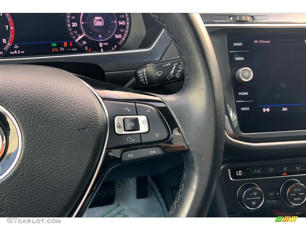2018 Volkswagen Tiguan SEL Premium 4MOTION Titan Black Steering Wheel Photo #144316731