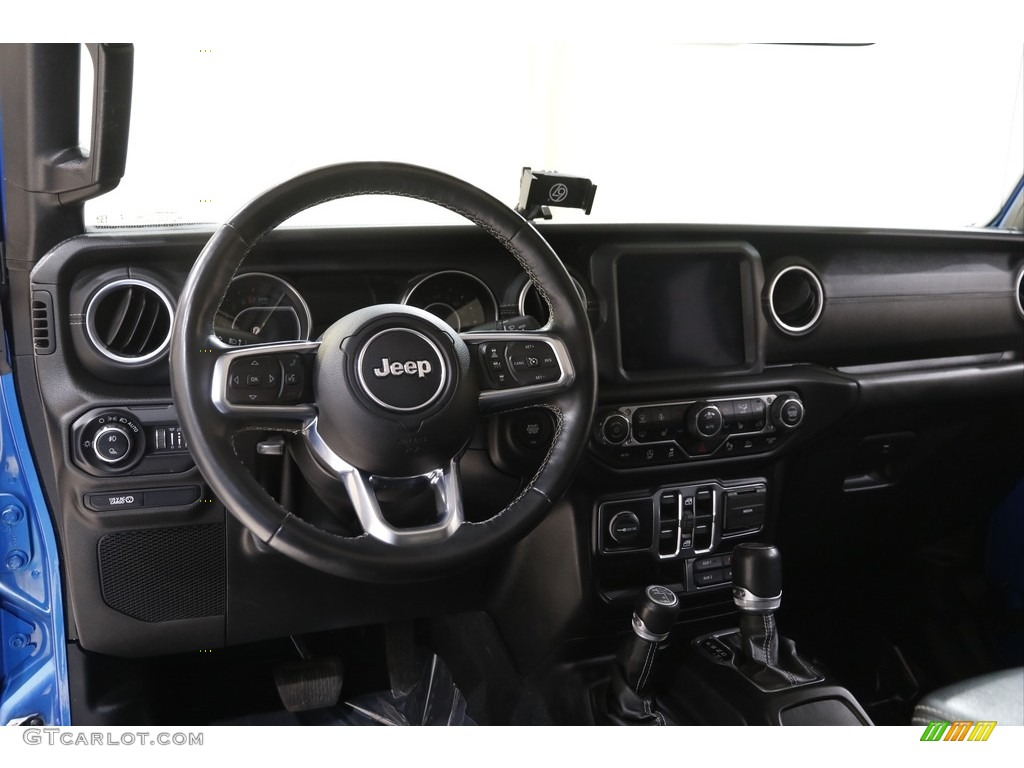 2020 Gladiator Overland 4x4 - Hydro Blue Pearl / Black photo #6