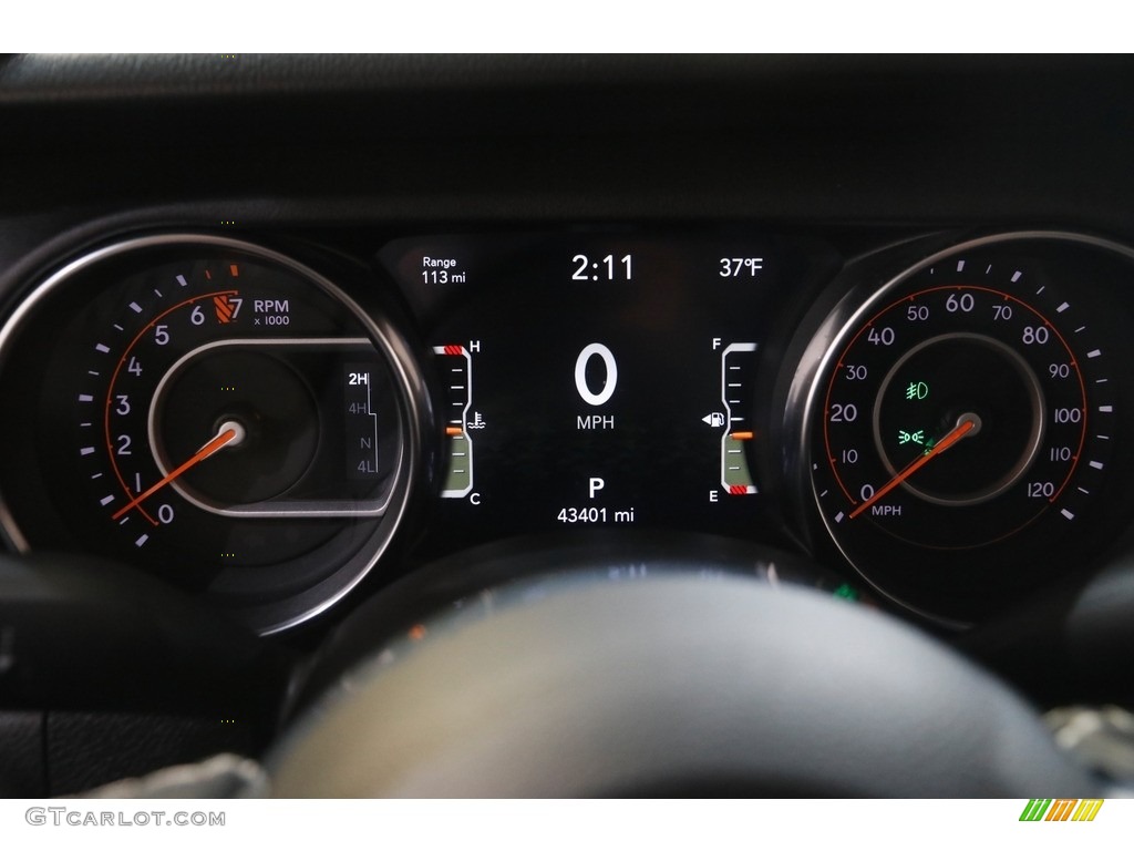 2020 Gladiator Overland 4x4 - Hydro Blue Pearl / Black photo #8