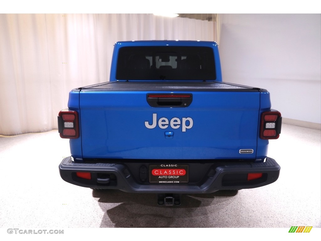 2020 Gladiator Overland 4x4 - Hydro Blue Pearl / Black photo #20