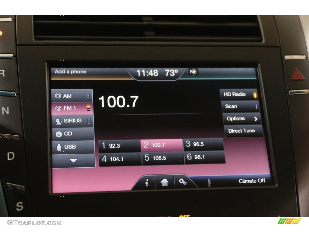 2016 Lincoln MKZ 3.7 AWD Audio System Photo #144317763
